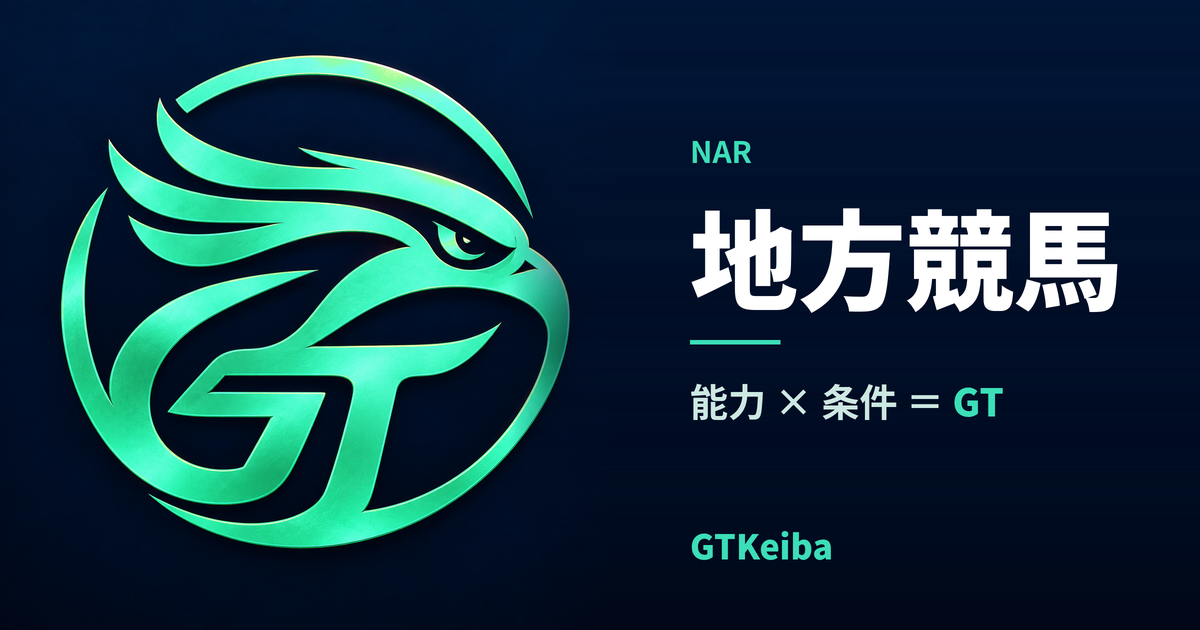 GTKeiba 地方競馬 能力 × 条件 ＝ GT